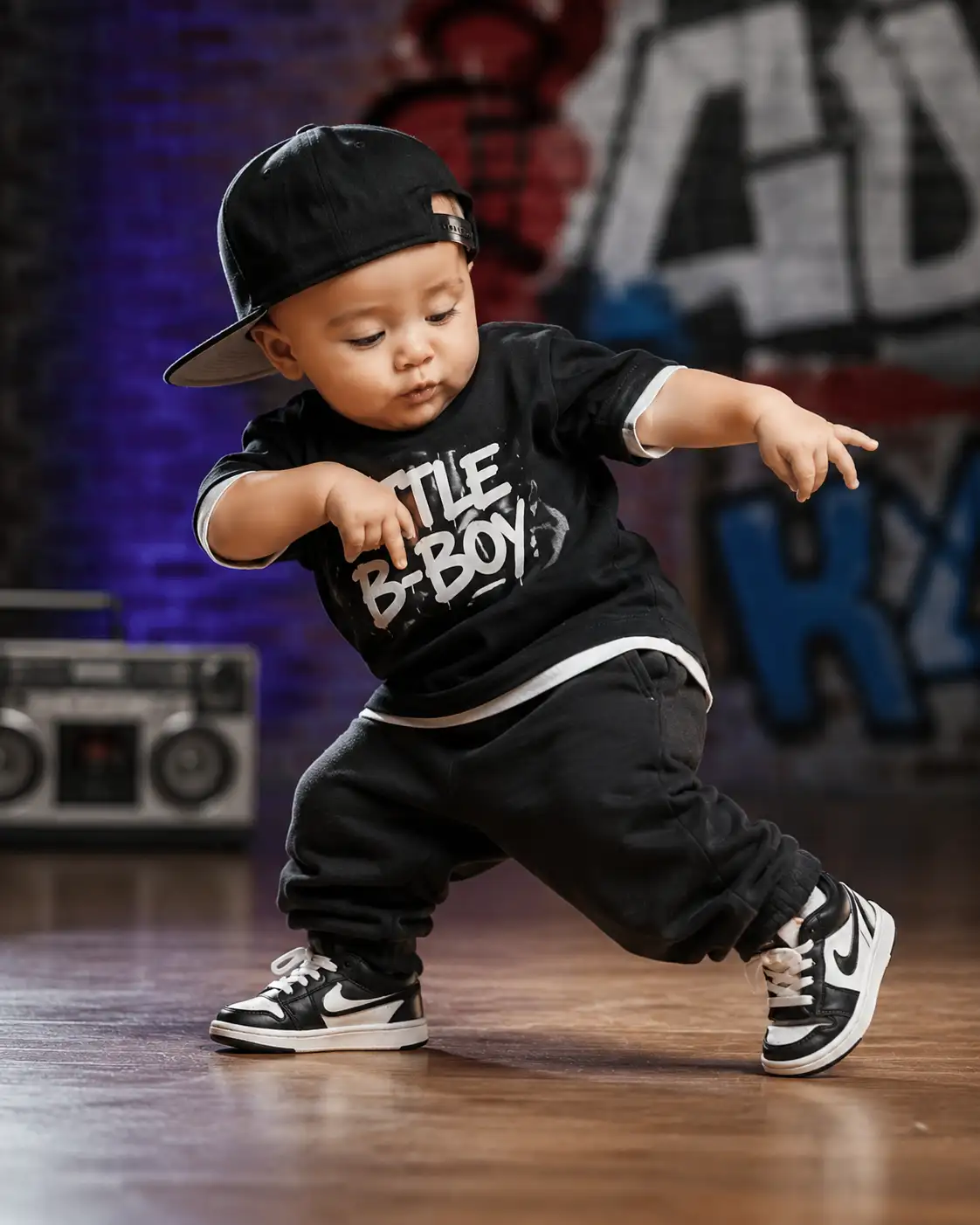 #0102 Baby dancing hip hop