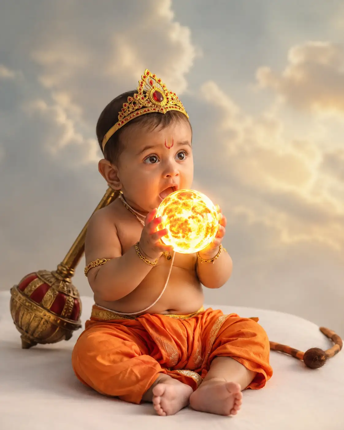 #0126 Baby hanuman pose