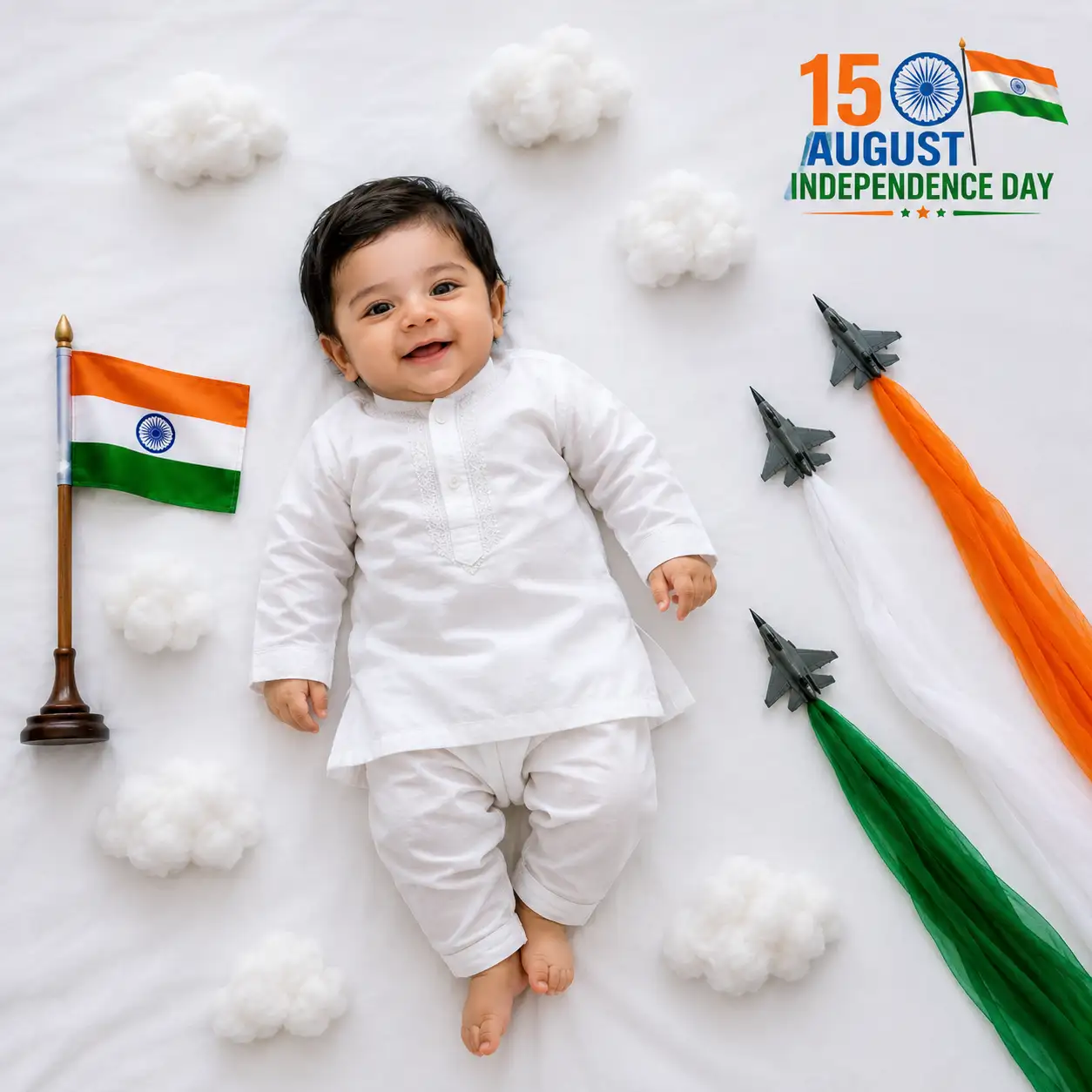 #0151 Independence Day Baby Photoshoot