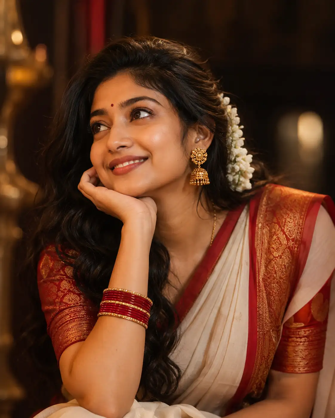 #0161 Traditional Indian Saree Portrait Inspiration