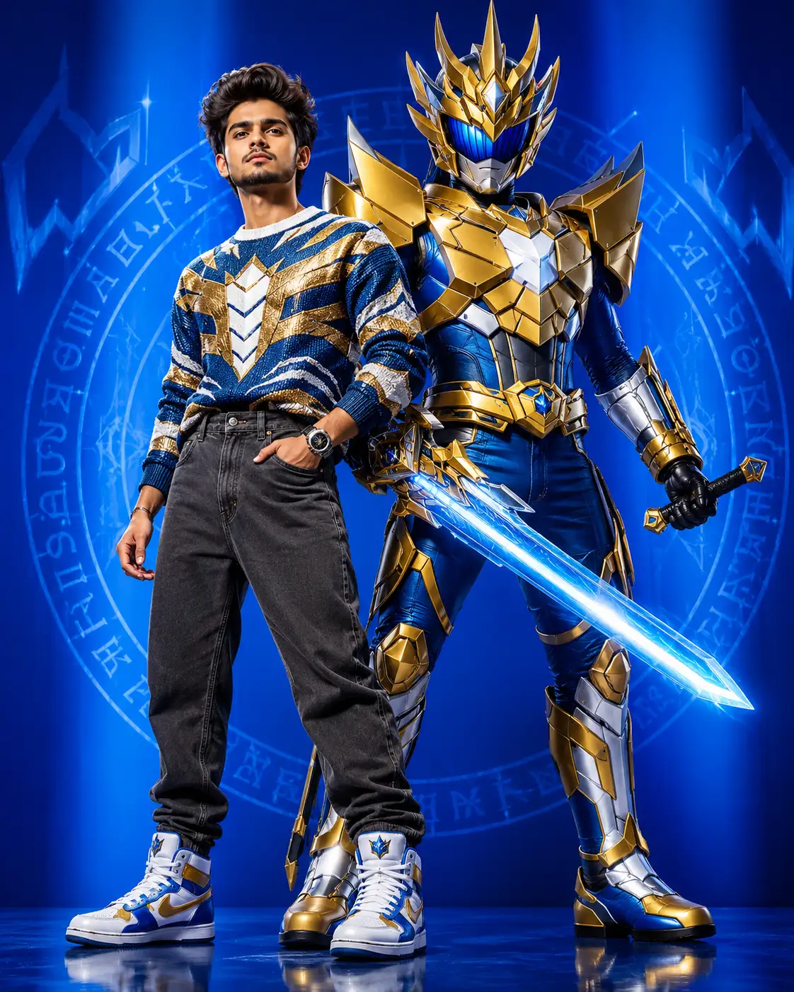 #0179 Ryukendo Inspired Hero Costume Fashion Photoshoot