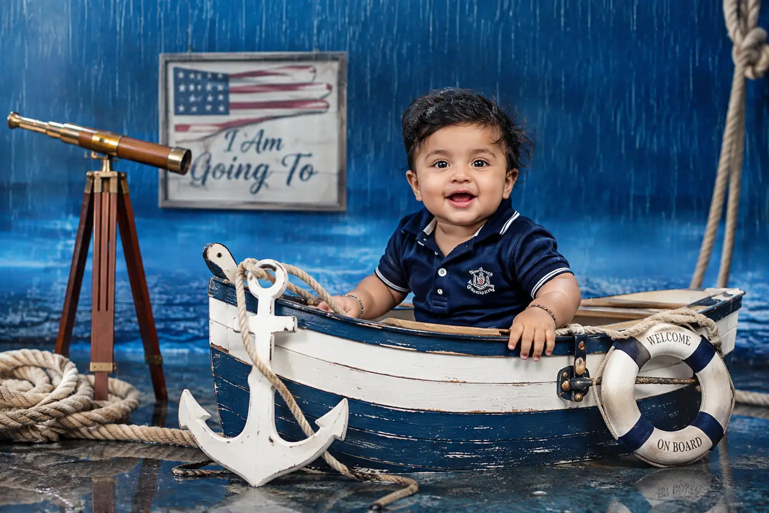 #0193 Adorable Baby Travel Photoshoot by the Sea