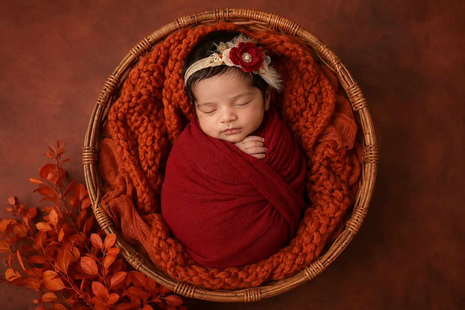 #0200 Sleeping Newborn Baby Photoshoot