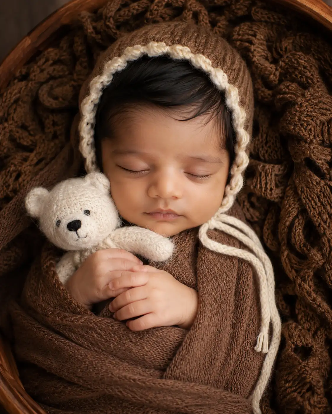 #0201 Beautiful Cozy Newborn Photoshoot